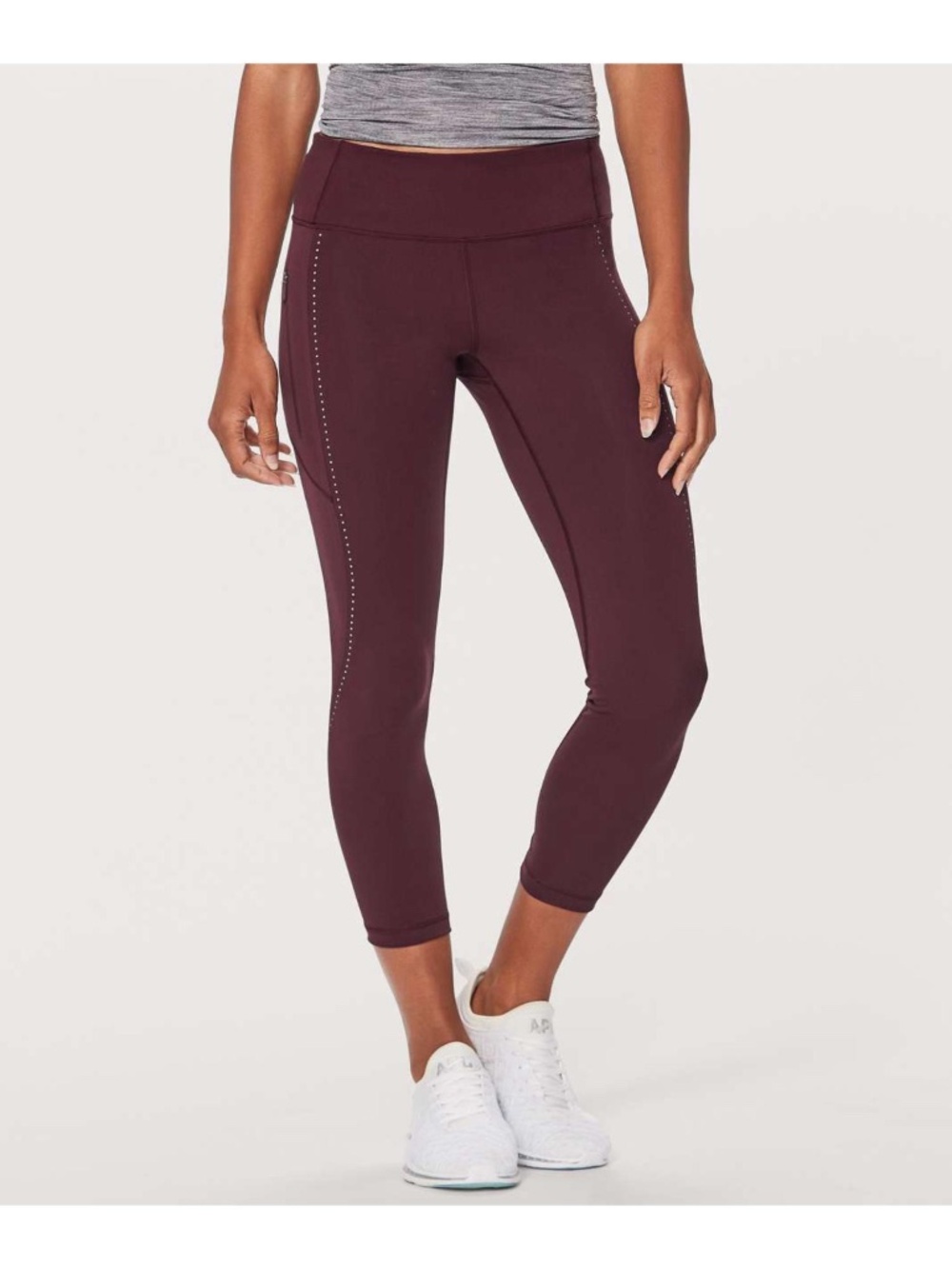 Lululemon Extra Mile Crop Reflective 23"